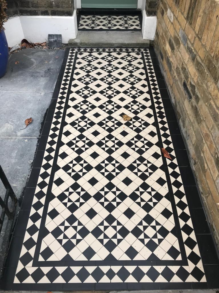 Geometric style tiling London